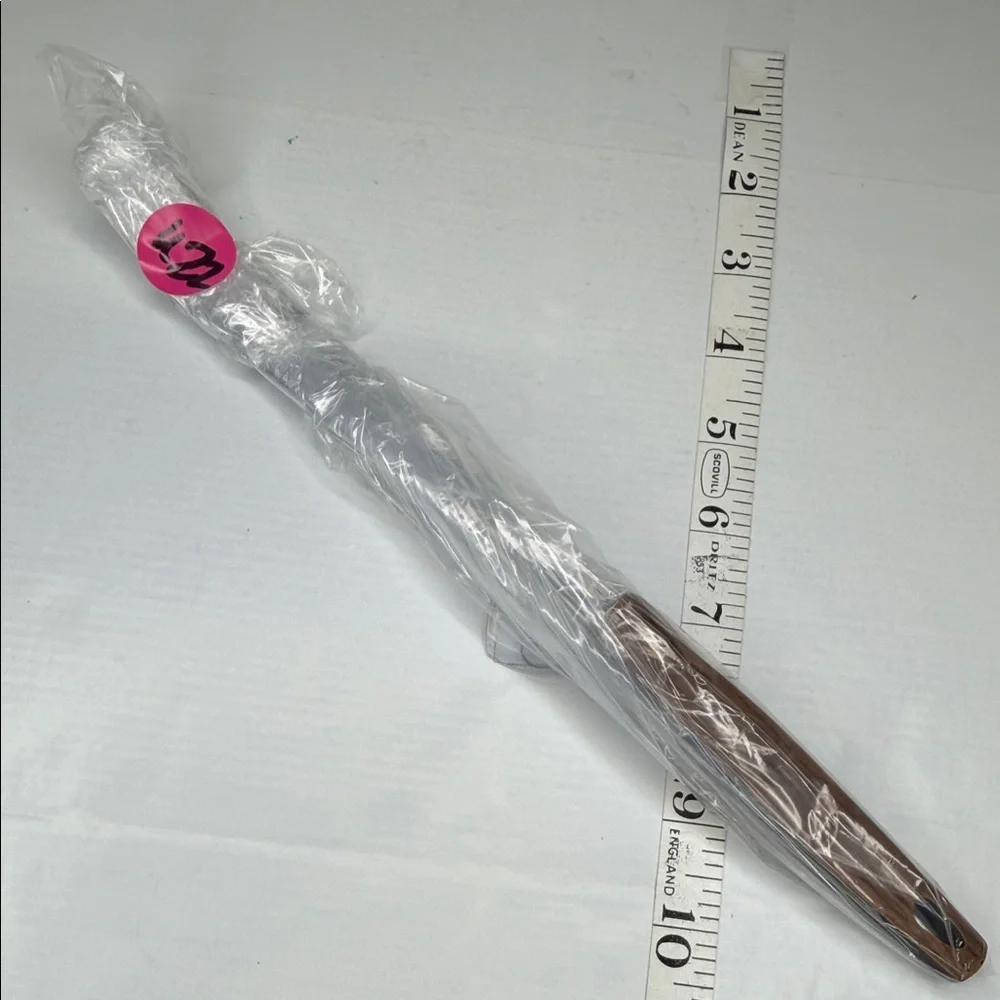 EKCO Stainless Steel Carving Fork faux wood handle